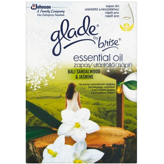 Brise Essential Oil Bali Sandalwood & Jasmine elektrický osviežovač vzduchu náhradná náplň 20 ml