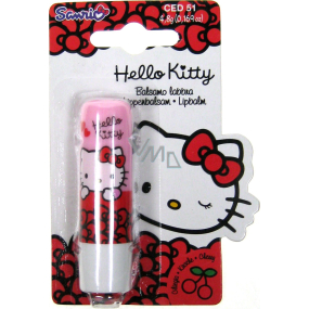 Sanrio Hello Kitty Čerešňa balzam na pery 4,8 g