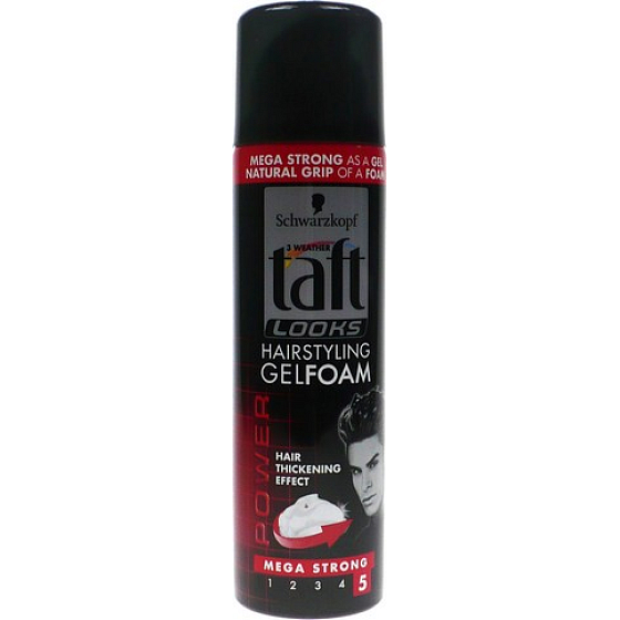 Taft Looks Hairstyling Gel Foam mega silná fixácia gélová pena na vlasy 150 ml