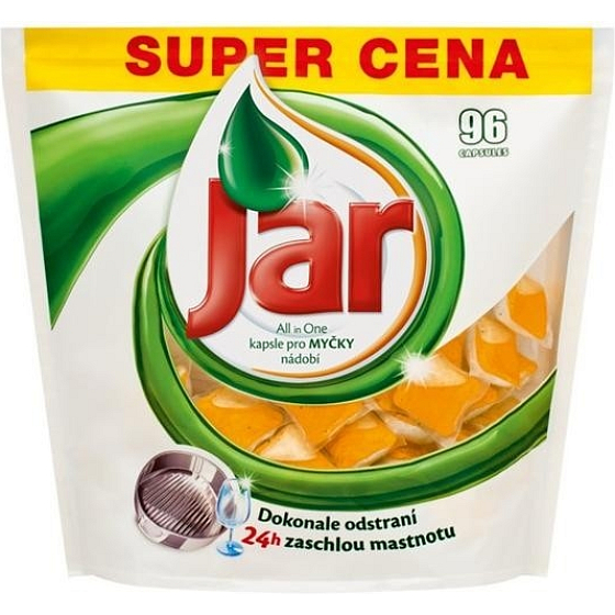 Jar All in 1 Orange kapsule do automatické umývačky riadu 96 kusov