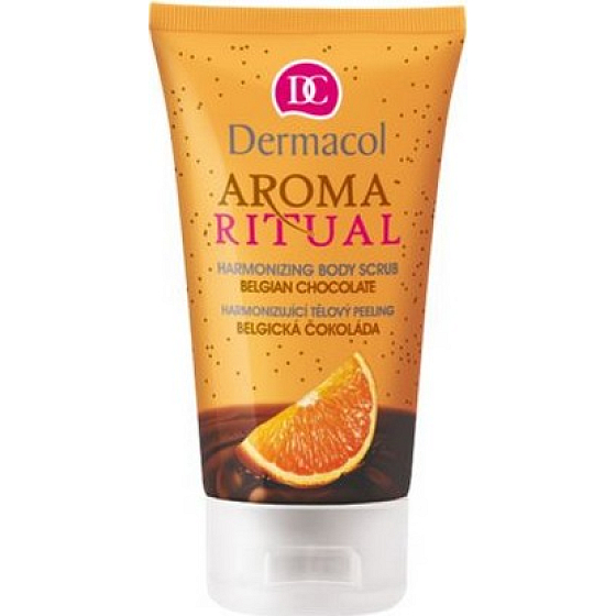 Dermacol Aroma Ritual Belgická čokoláda Harmonizujúci telový peeling 150 ml