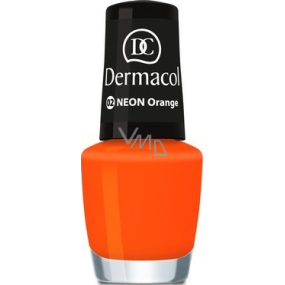 Dermacol Neon Polish Neónový lak na nechty 02 Neon Orange 5 ml