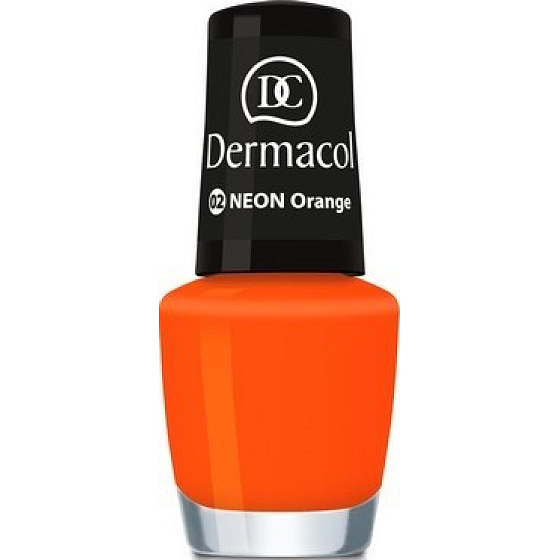 Dermacol Neon Polish Neónový lak na nechty 02 Neon Orange 5 ml