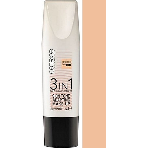 Catrice 3v1 Skin Tone Adapting make-up 010 Lighter Skin 30 ml