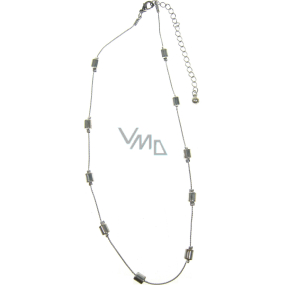 Strieborný náhrdelník s príveskami 42 cm + náušnice 1 pár