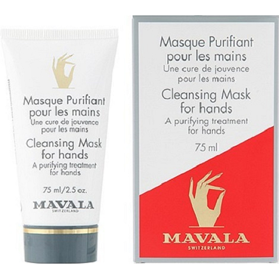 Mavala Cleansing Mask for Hands čistiaca maska na ruky 75 ml + rukavice 10 párov