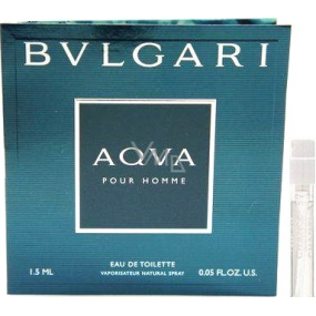 Bvlgari Aqva pour Homme toaletná voda 1,5 ml s rozprašovačom, vialka