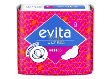 Evita Ultra Softiplait hygienické vložky s krídelkami 9 kusov