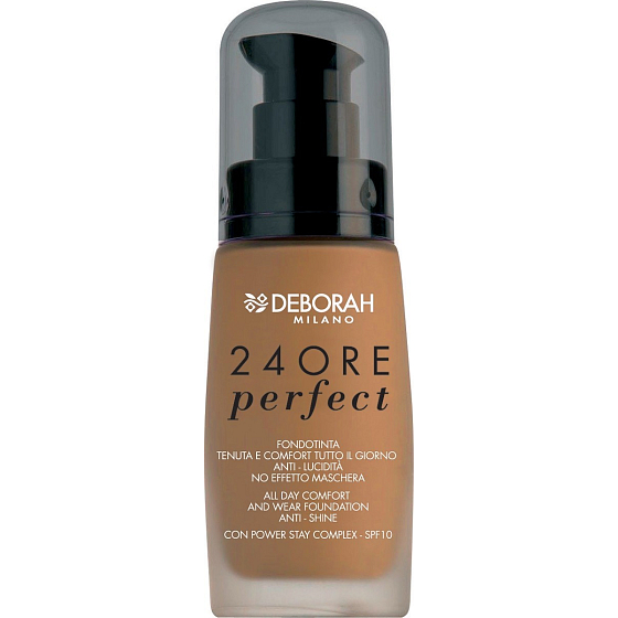 Deborah Milano 24Ore Perfect Foundation SPF 10 make-up 05 Amber 30 ml