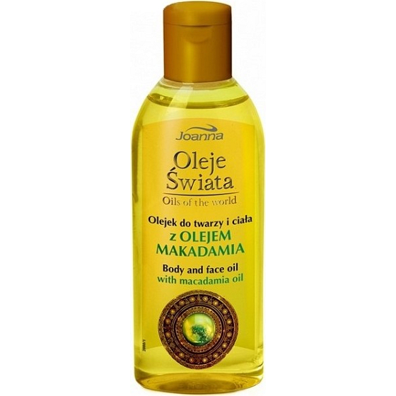 Joanna Oil Of The World Olej na tvár a telo s makadamovými olejom 100 ml