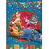Ditipo Darčeková papierová taška 26 x 13,5 x 32 cm Disney Medvedík Pú ako Santa na saniach