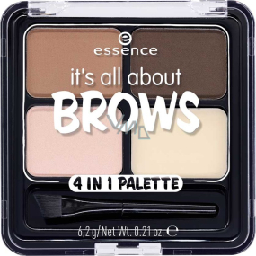 Essence It 'All About Browse 4v1 Browfessional paletka na obočie 6,2 g