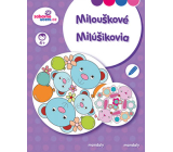 Ditipo Omaľovánky Mandaly - Milouškovia pre deti 4+ 16 strán