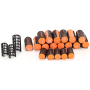 Plastic Nova natáčky varná malá 18 mm balenie 6 kusov