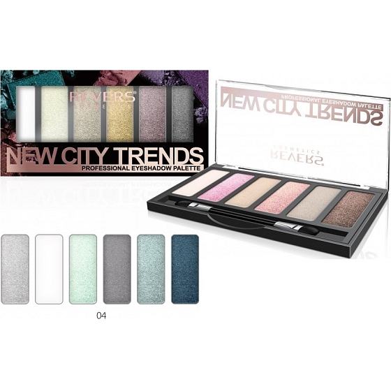 Reverz New City Trends paletka očných tieňov 04 9 g