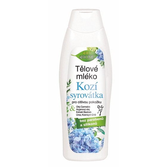 Bione Cosmetics Kozie srvátkové telové mlieko pre citlivú pokožku 500 ml