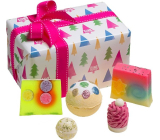 Bomb Cosmetics Vianočný strom - O Christmas Tree balistik 160 g + špalíček 50 g + gulička 30 g + mydlo 2 x 100 g, kozmetická sada