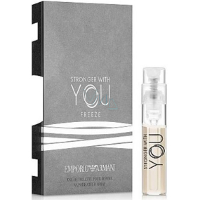 Giorgio Armani Emporio Stronger with You Freeze toaletná voda pre mužov 1,2 ml s rozprašovačom, vialka