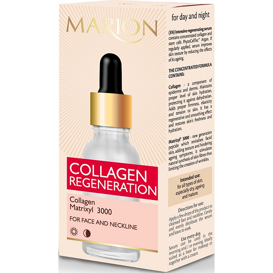 Marion Collagen Regeneration Serum intenzívne regeneračné pleťové sérum s kolagénom 20 ml