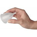 LadyCup Menštruačný kalíšok transparentný, veľký L + Milton sterilizačné tabletky