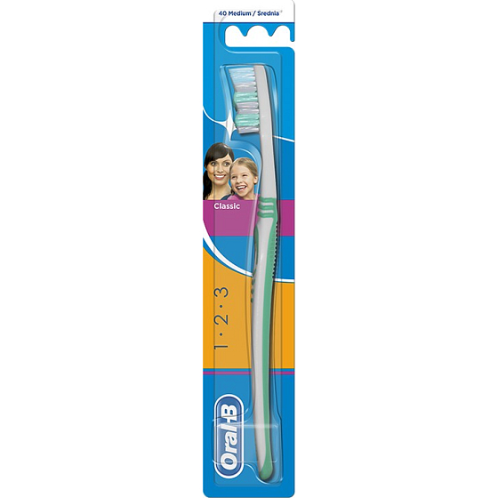 Oral-B 3 Effect Classic strednej zubná kefka