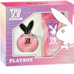 Playboy You 2.0 Loading Toaletná voda pre ženy 40 ml + sprchový gél 250 ml, darčeková sada pre ženy