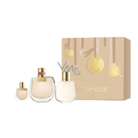 Chloé Nomade parfumovaná voda pre ženy 75 ml + telové mlieko 100 ml + parfumovaná voda 5 ml, darčeková sada pre ženy