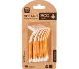 Soft Dent Eco medzizubná kefka zakrivená XS 0,4 mm 10 kusov