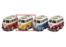 EP Line Volkswagen Little Van Naťahovacie auto Žltá dodávka s farebnou strechou 3 x 4 x 5 cm