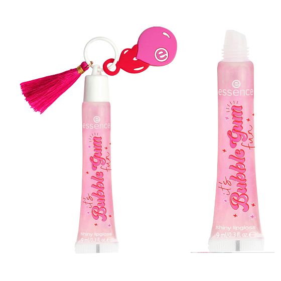 Essence Lesk na pery It's Bubble Gum Fun 01 Bubble Gum Babes 9 ml
