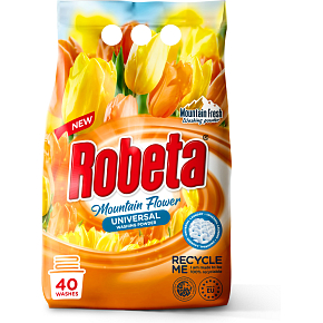 Robeta univerzálny prací prášok 3 kg, 40 dávok Robeta univerzálny prací prášok 3 kg, 40 dávok