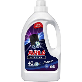 Avrilé Deep Black prací gél na čierne prádlo, 40 prania 1,5 l