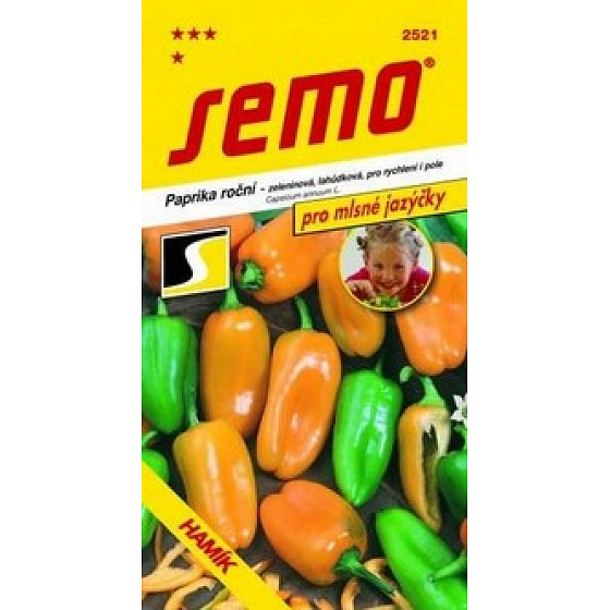 Semo Paprika ročná zeleninová, lahôdková Hamík 30 semien