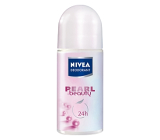 Nivea Pearl & Beauty guličkový antiperspirant dezodorant roll-on pre ženy 50 ml