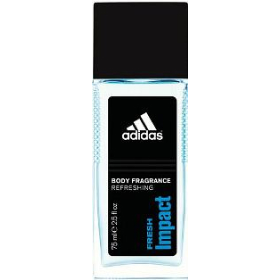 Adidas Fresh Impact parfumovaný deodorant sklo pre mužov 75 ml