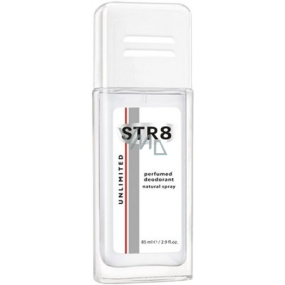 Str8 Unlimited parfumovaný deodorant sklo pre mužov 85 ml