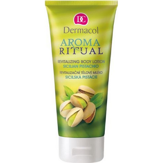 Dermacol Aroma Ritual Sicílska pistácie Revitalizačný telové mlieko 200 ml