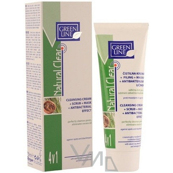 Green Line Total Clear 4v1 čistiaci krém 75 ml