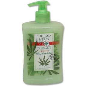 Bohemia Gifts Cannabis Konopný olej regeneračné tekuté mydlo 500 ml
