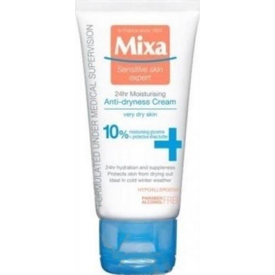 Mixa Moisturizing Anti-Dryness Cream vyživujúci krém proti vysušovaniu 10% 50 ml