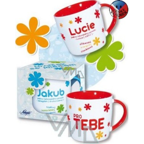 Nekupto Hrnček s menom Jána červený 0,4 litra 1 kus