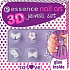 Essence Nail Art 3D Jewels Set sada ozdôb na nechty 01 To Love 10 g