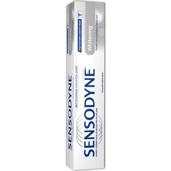 Sensodyne Whitening zubná pasta šetrne bieli citlivé zuby 100 ml