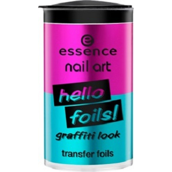 Essence Nail Art Hello Foils! Za transfér Foils fólie na nechty 02 Hello Metals! 2 kusy