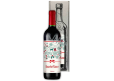 Bohemia Gifts Merlot Čarovné vianoce červenej darčekovej víno 750 ml