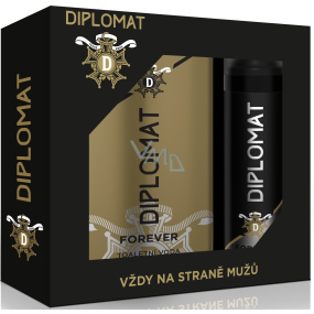 Astrid Diplomat Forever toaletná voda pre mužov 100 ml + deodorant sprej pre mužov 150 ml, darčeková sada