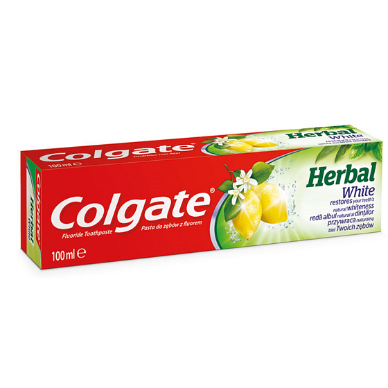 Colgate Herbal White Citrónový olej zubná pasta 100 ml