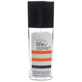 Esprit Life by Esprit for Him parfumovaný deodorant v skle pre mužov 75 ml