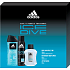 Adidas Ice Dive voda po holení 100 ml + deodorant sprej 150 ml + sprchový gél 250 ml, kozmetická sada