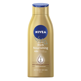 Nivea Rich Nourishing telové mlieko pre suchú a veľmi suchú pokožku 400 ml